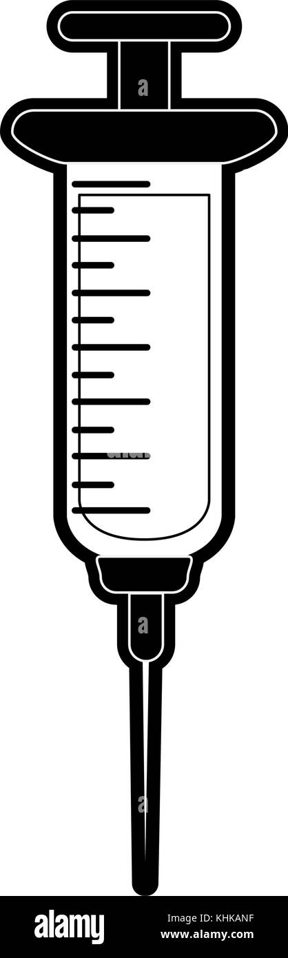 Medical syringe isolated Stock Vector Image & Art - Alamy