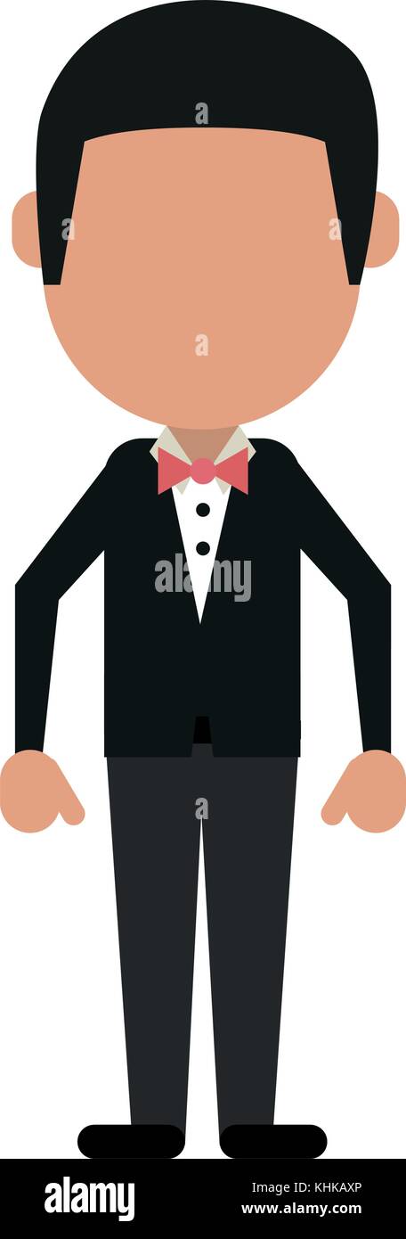 Man with elegant suit Stock Vector Image & Art - Alamy