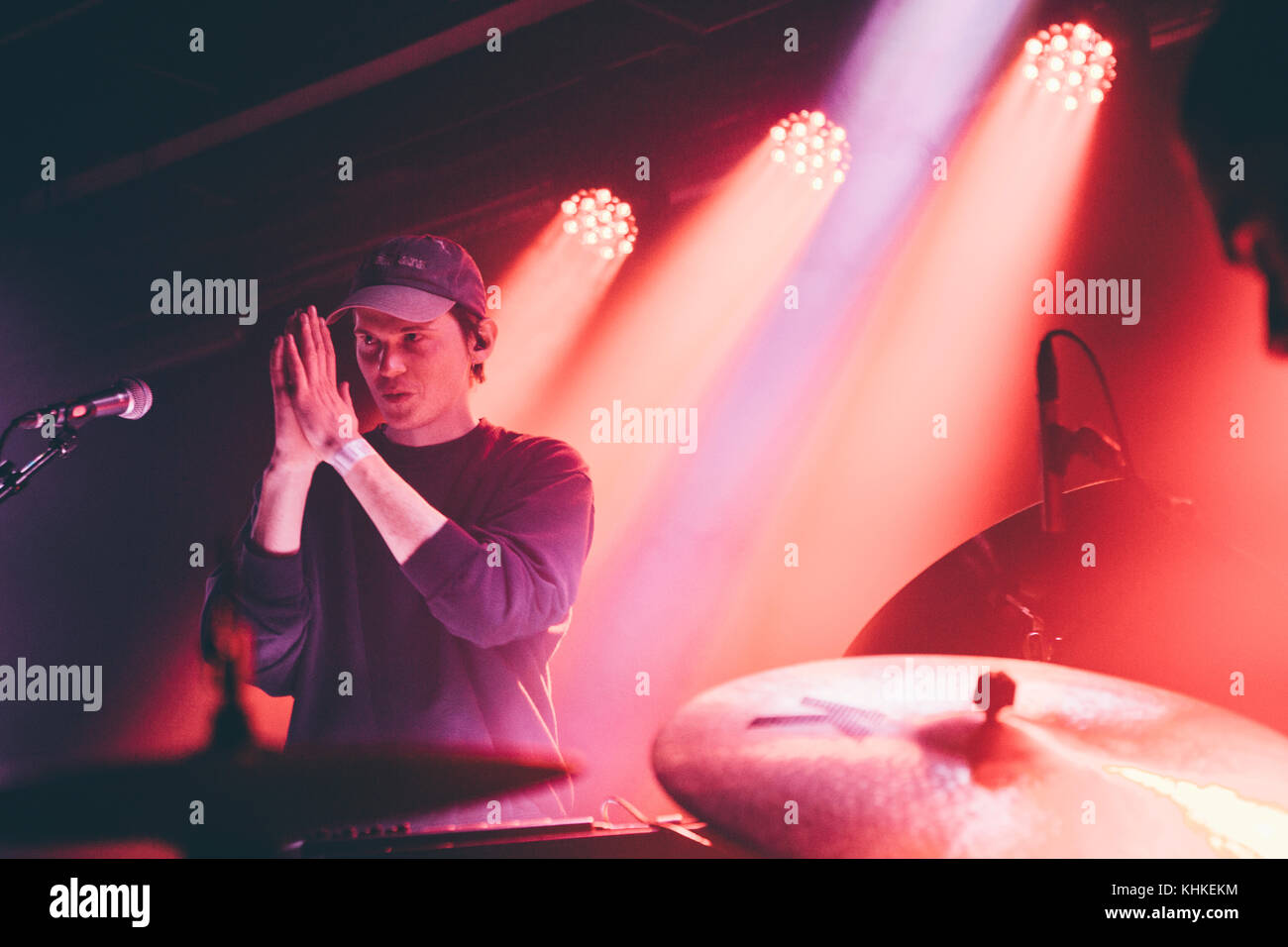 The Danish electronic music producer and recording artist Sekuoia performs a live concert at