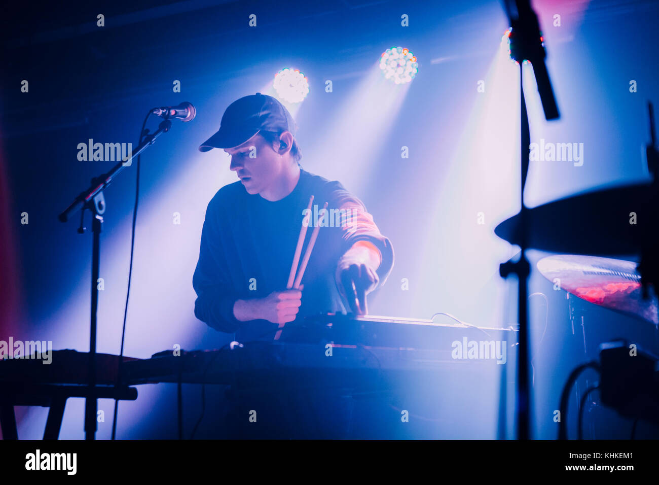 The Danish electronic music producer and recording artist Sekuoia performs a live concert at