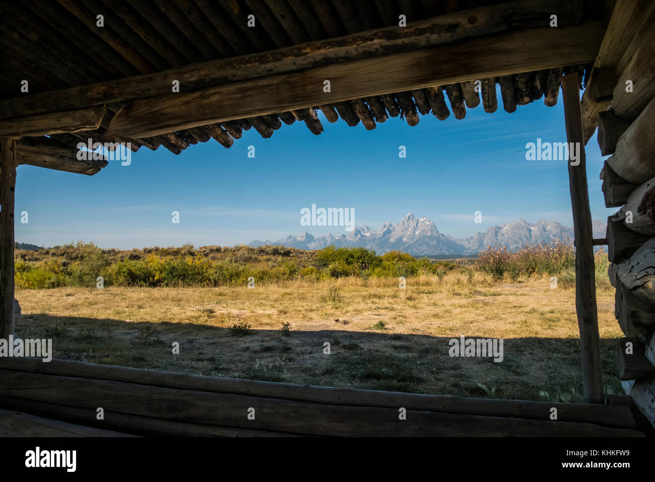 Cunningham cabin and ranch overlooking the Grand Teton National Park