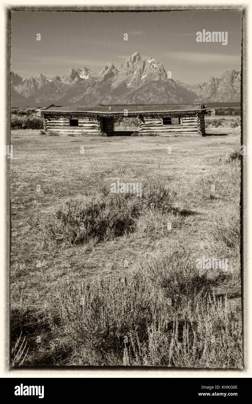 Cunningham cabin and ranch overlooking the Grand Teton National Park