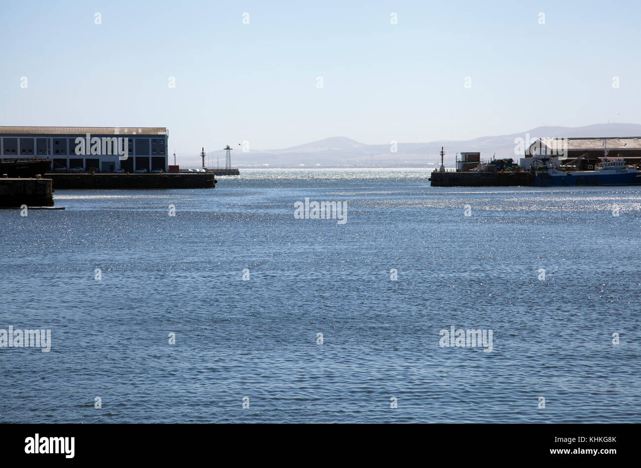 Victoria Basin Outlet to Sea at Waterfront Harbour in Cape Town South