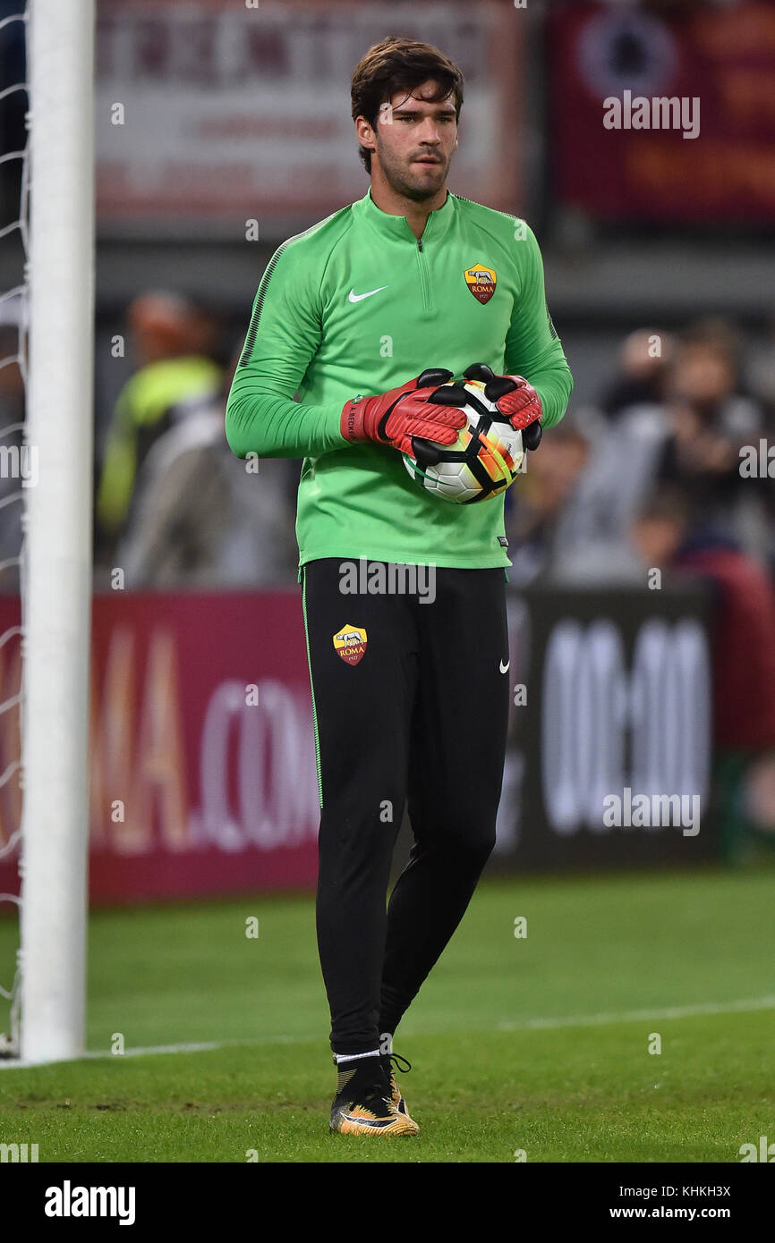 Alisson Becker Roma Roma 25-10-2017 Stadio Olimpico Football Calcio ...