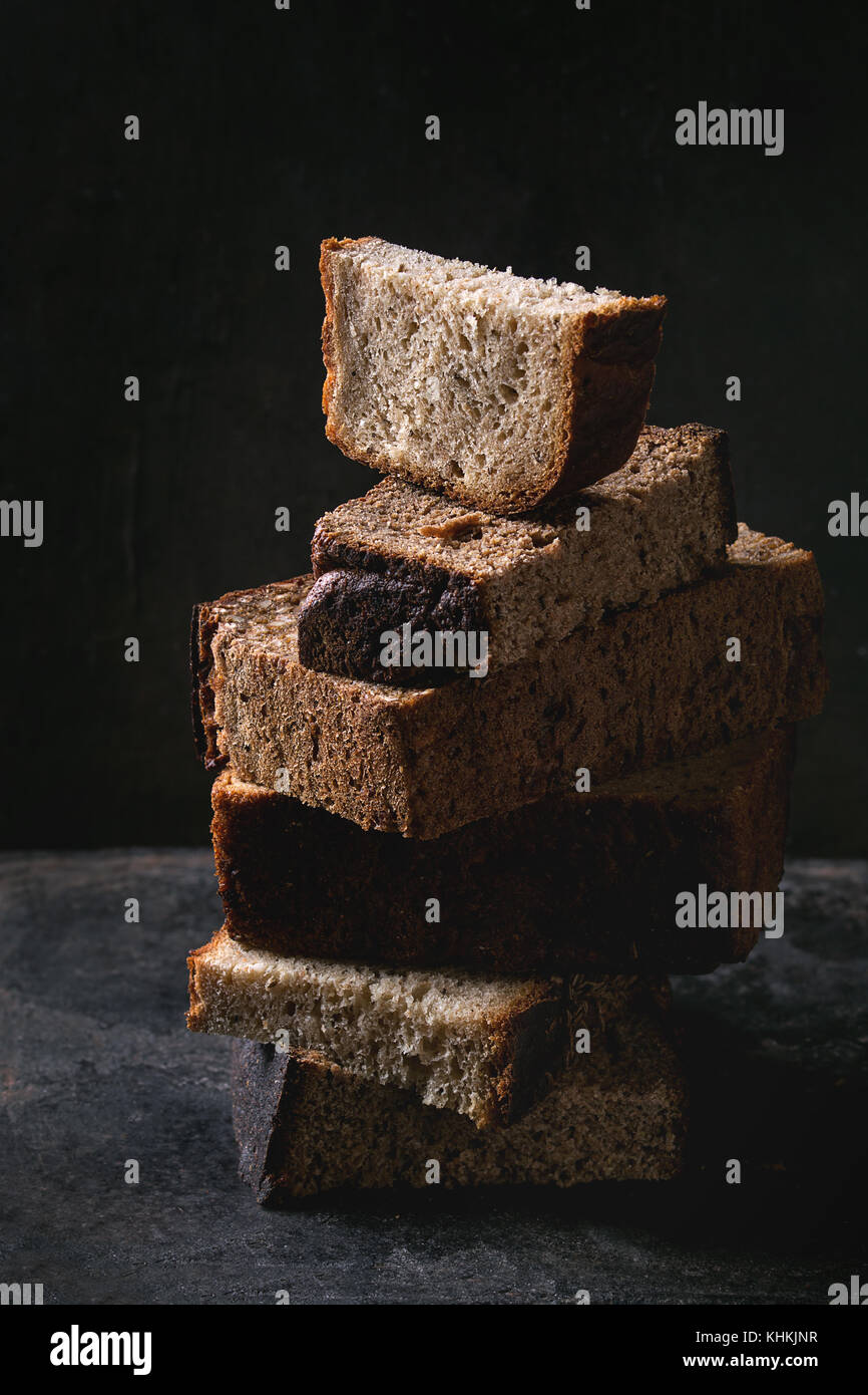 Variety of rye bread Stock Photo - Alamy