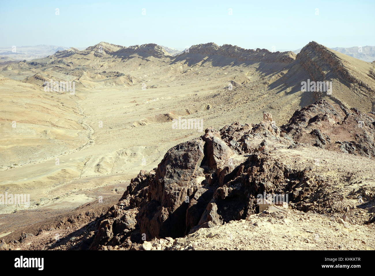 Crater Ramon in Negev desert, Israel Stock Photo - Alamy