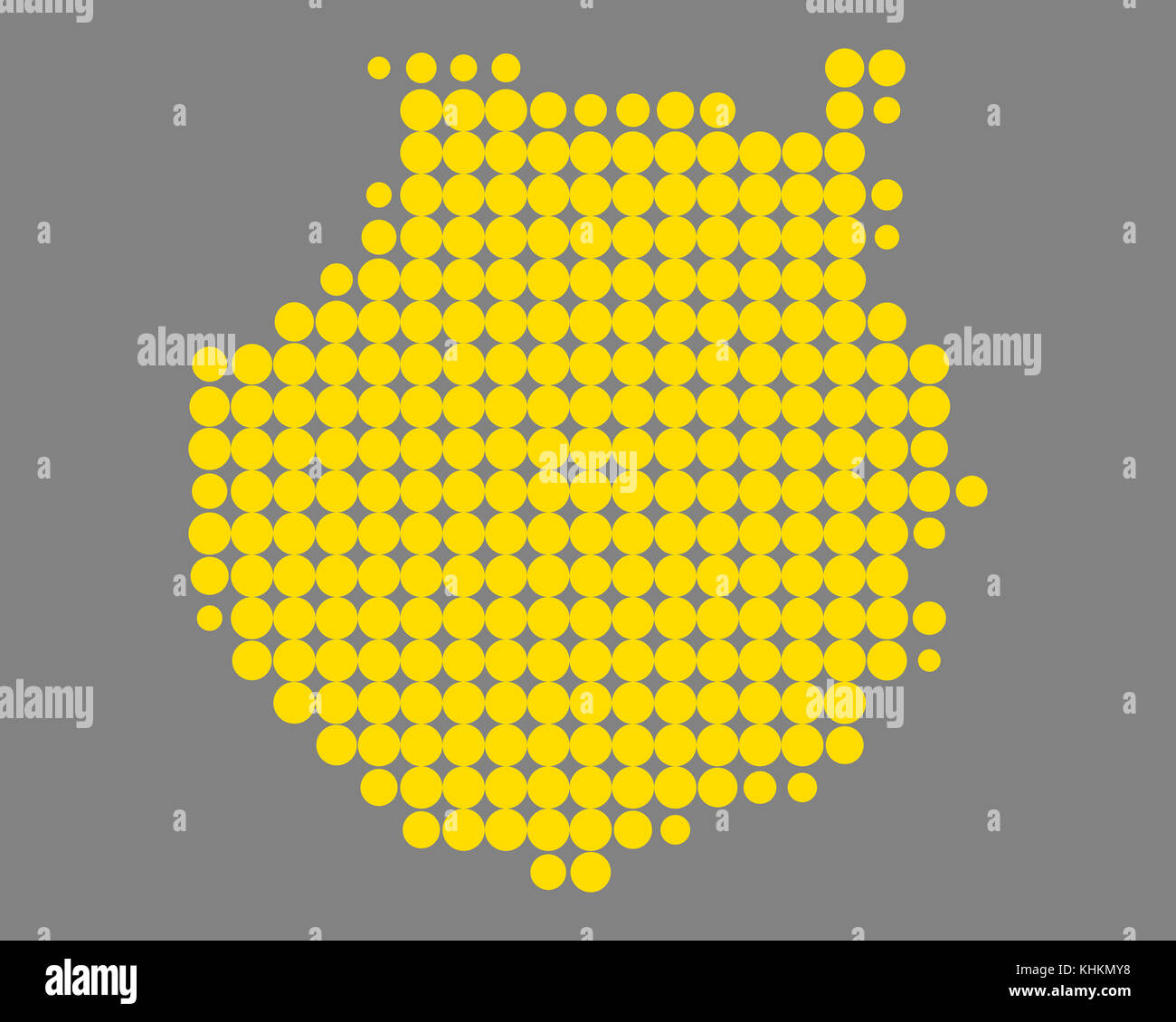 Map of Gran Canaria Stock Photo - Alamy