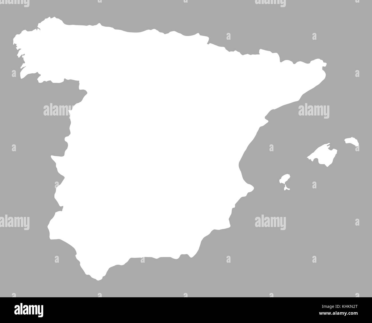 Map Of Spain Stock Photo Alamy Map of spain stock photo alamy