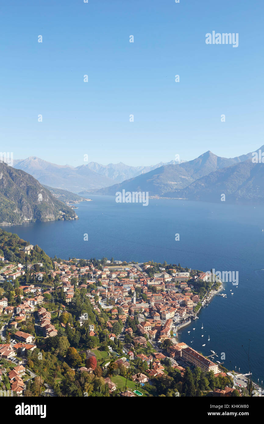 Menaggio on the shore of Lake Como (Lago di Como), Province of Lecco Lombardy, Italy. Stock Photo