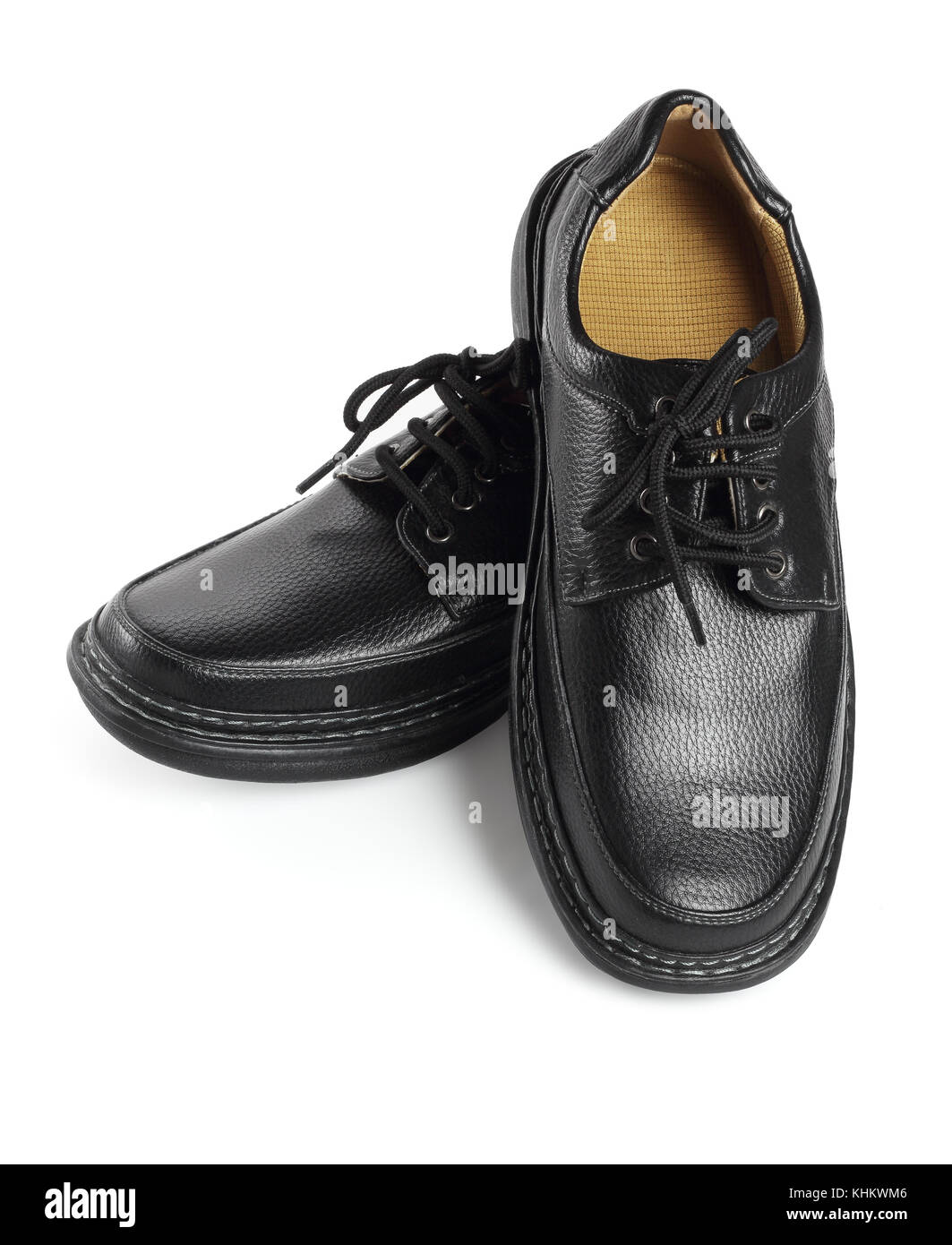 Black shoes leather hi-res stock photography and images - Alamy