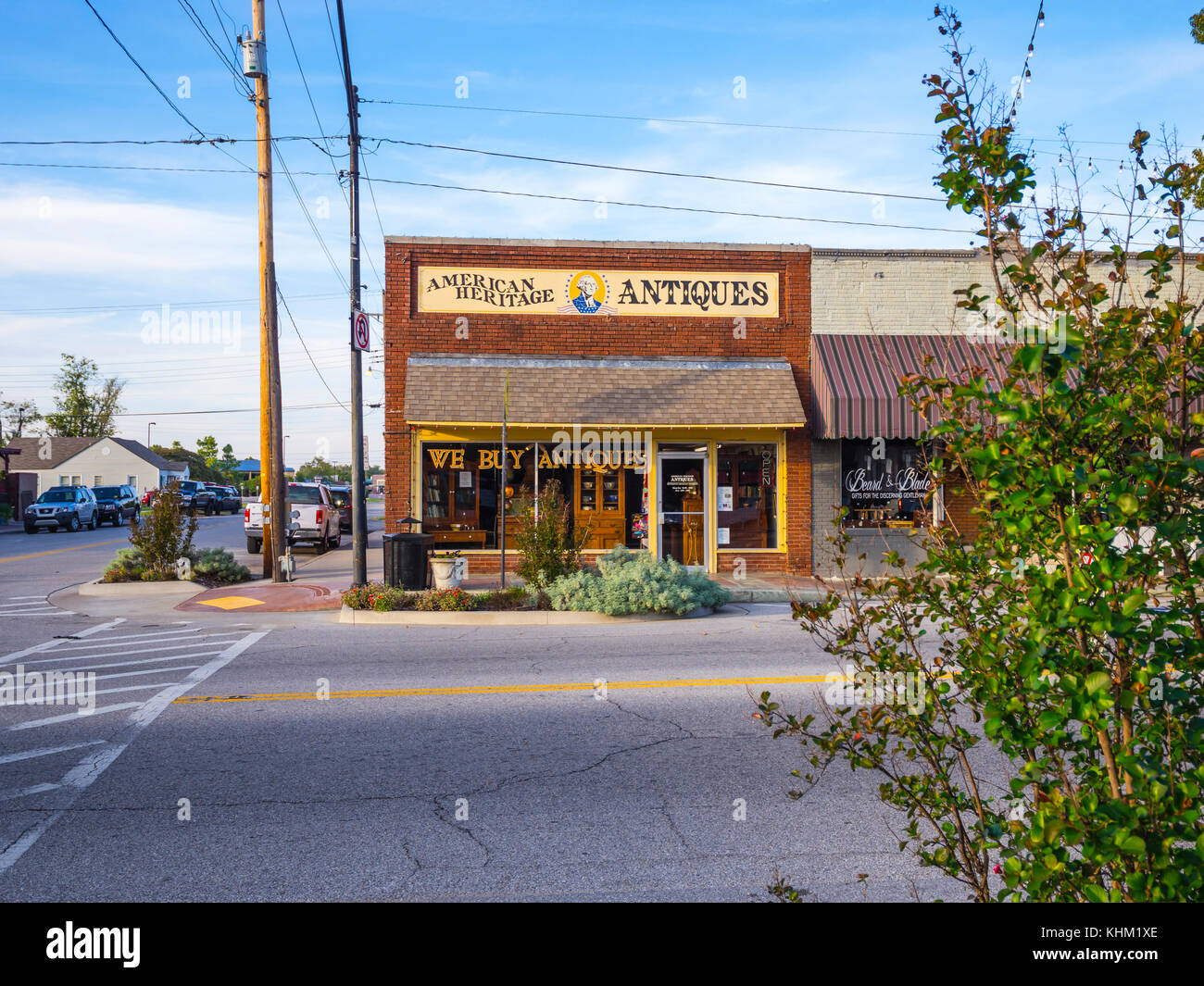 Antiques and Collectibles store in the village of Jenks in Oklahoma