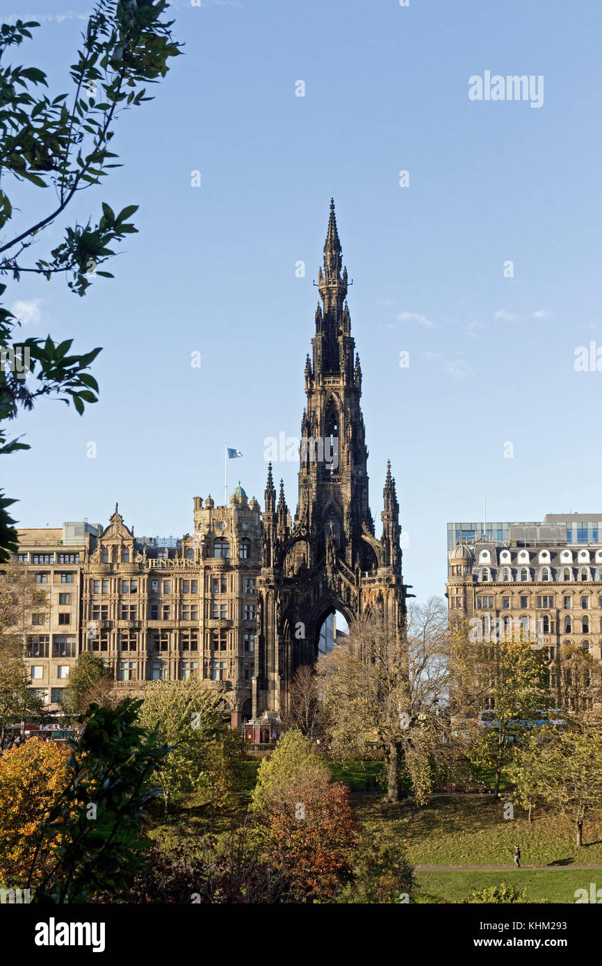 The Scott Monument, Edinburgh, Scotland, Great Britain Stock Photo Alamy