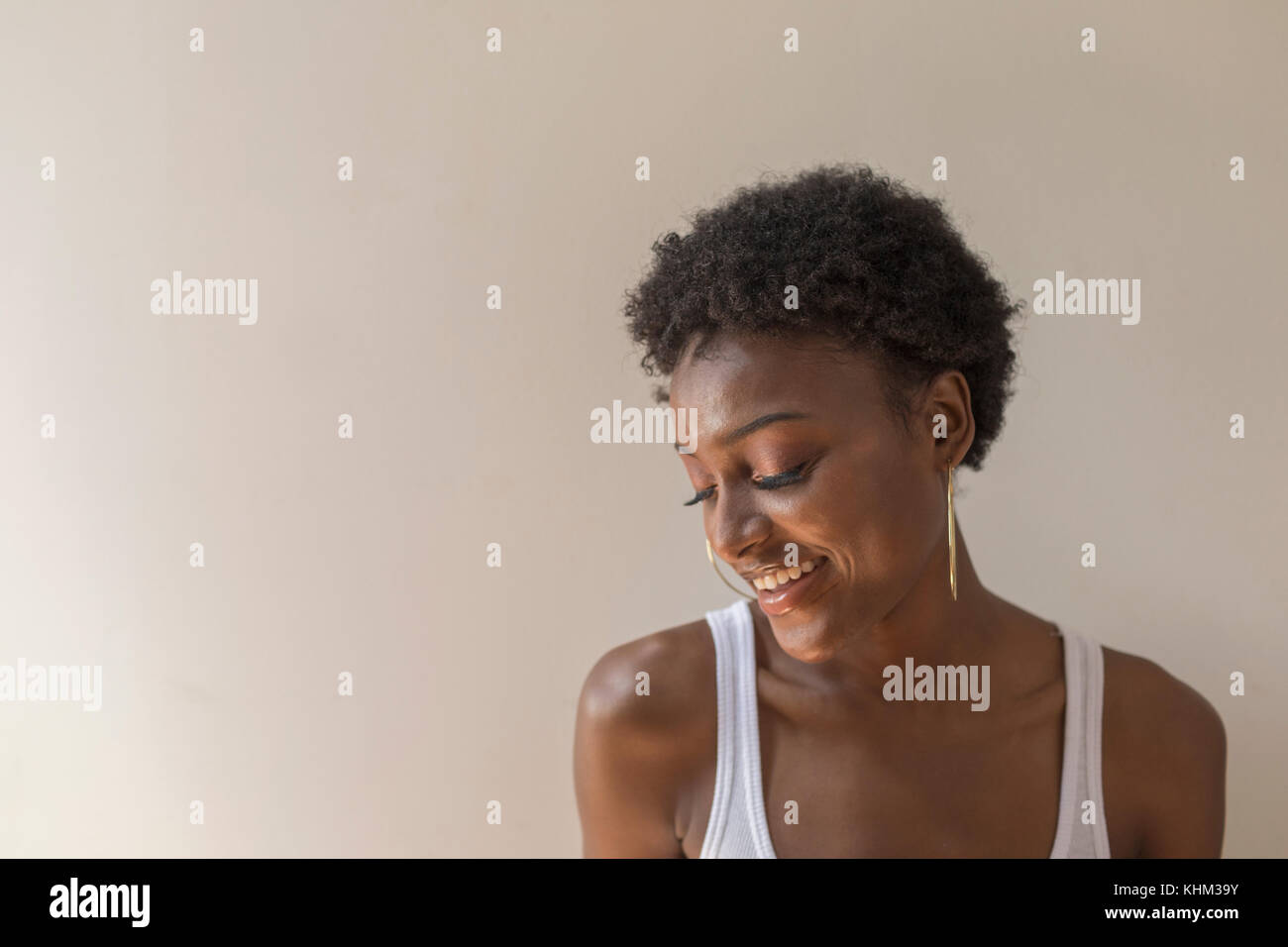 Hoop earrings hi-res stock photography and images - Alamy