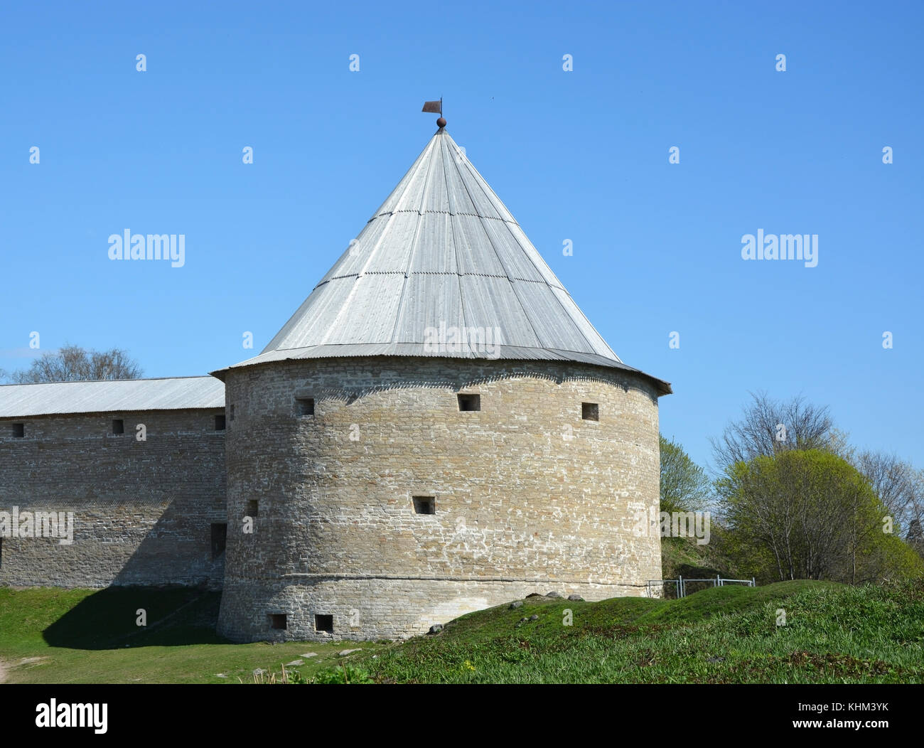 Ancient fortress at Staraya Ladoga city, Russia Stock Photo Alamy