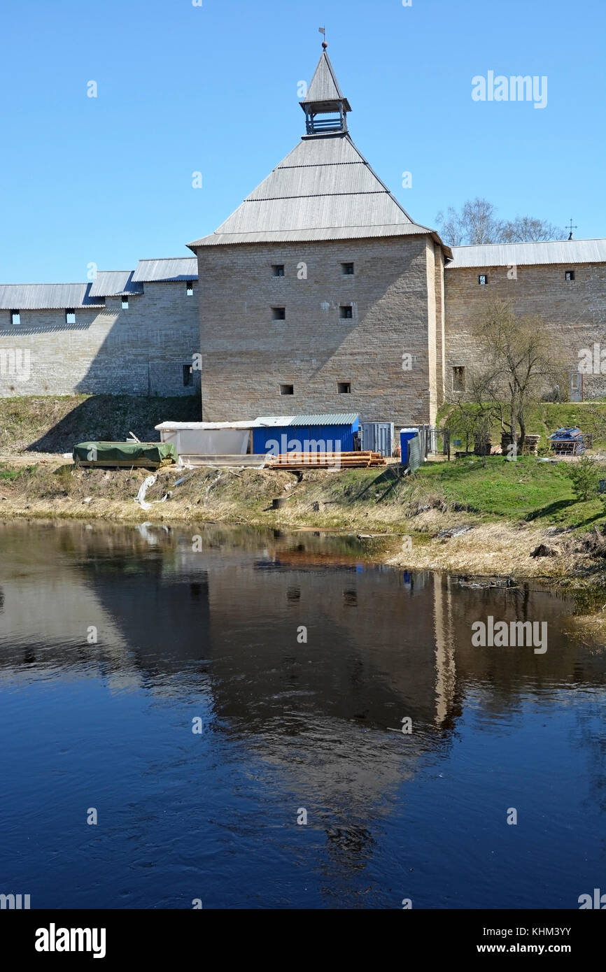 Ancient fortress at Staraya Ladoga city, Russia Stock Photo Alamy