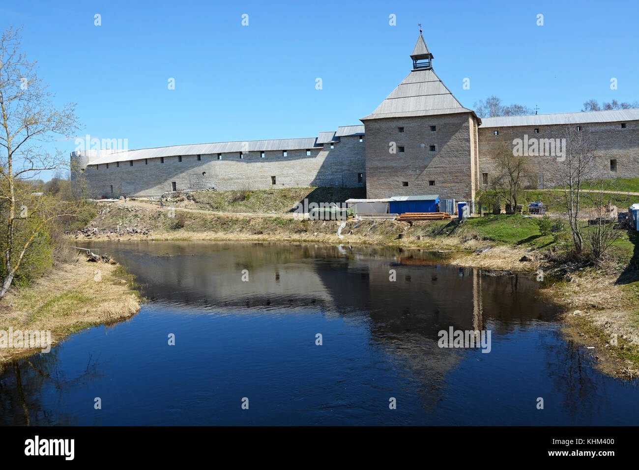 Ancient fortress at Staraya Ladoga city, Russia Stock Photo Alamy