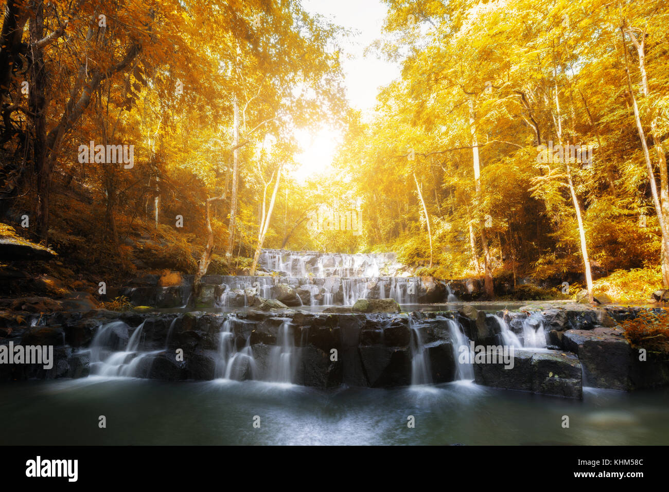 Sam Waterfall Samlan waterfall hi-res stock photography and images - Alamy