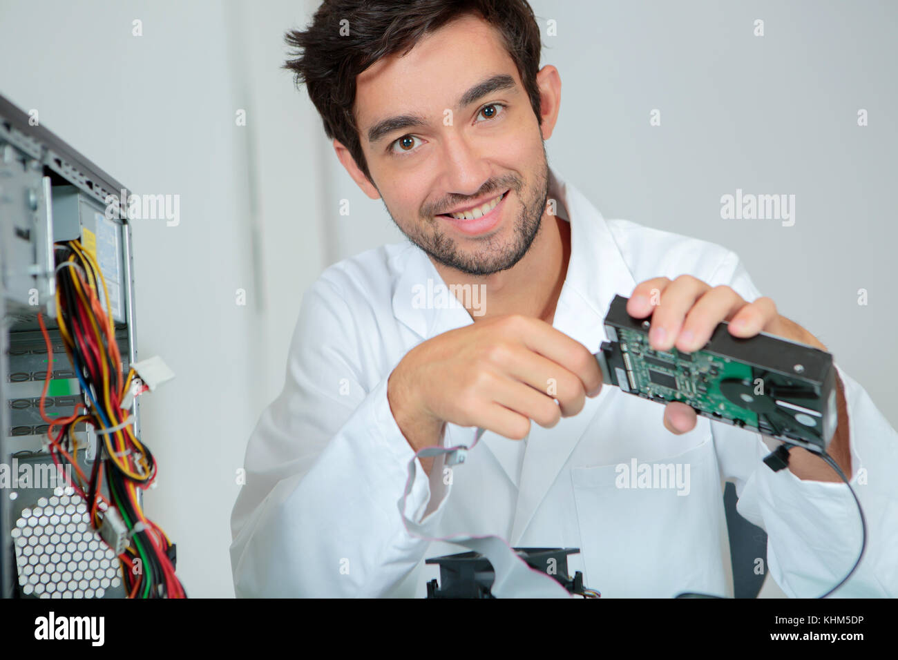 computer motherboard assembler Stock Photo - Alamy
