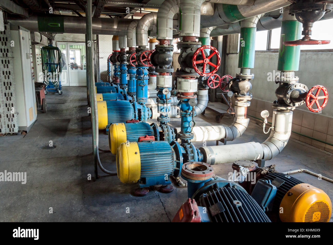 Industrial water pump Stock Photo - Alamy