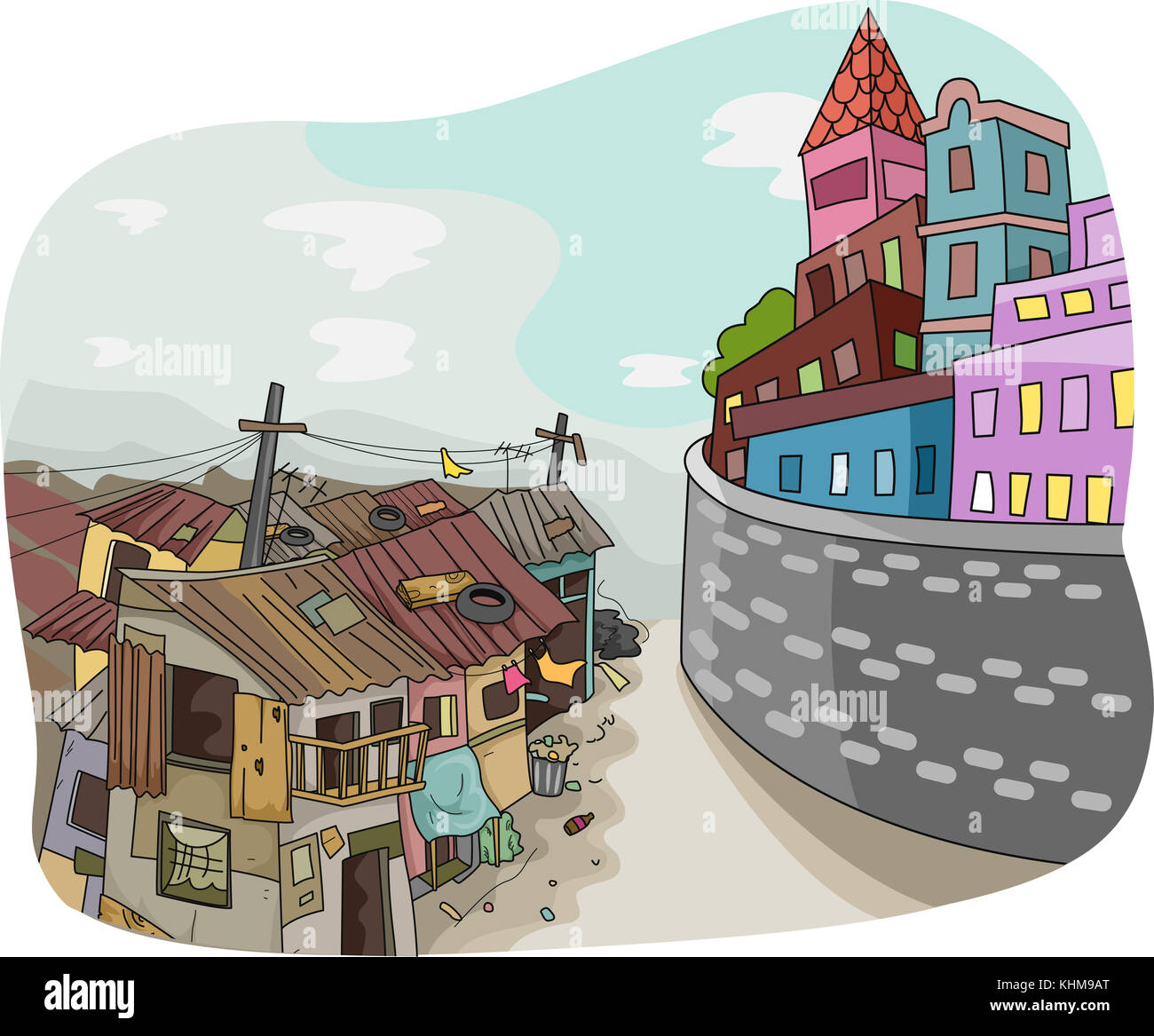 landscape-illustration-of-a-stock-photo-alamy