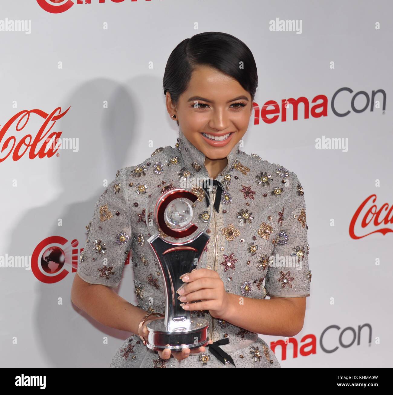 LAS VEGAS, NV - MARCH 30: Isabela Moner attends the CinemaCon Big
