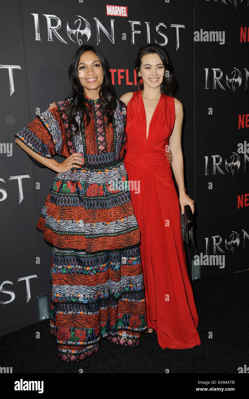 Marvel's 'Iron Fist' New York Screening at AMC Empire 25 Times Square - Red  Carpet Arrivals Featuring: Jessica Stroup, Tom Pelphrey, Jessica Henwick,  Finn Jones, Rosario Dawson Where: New York, New York