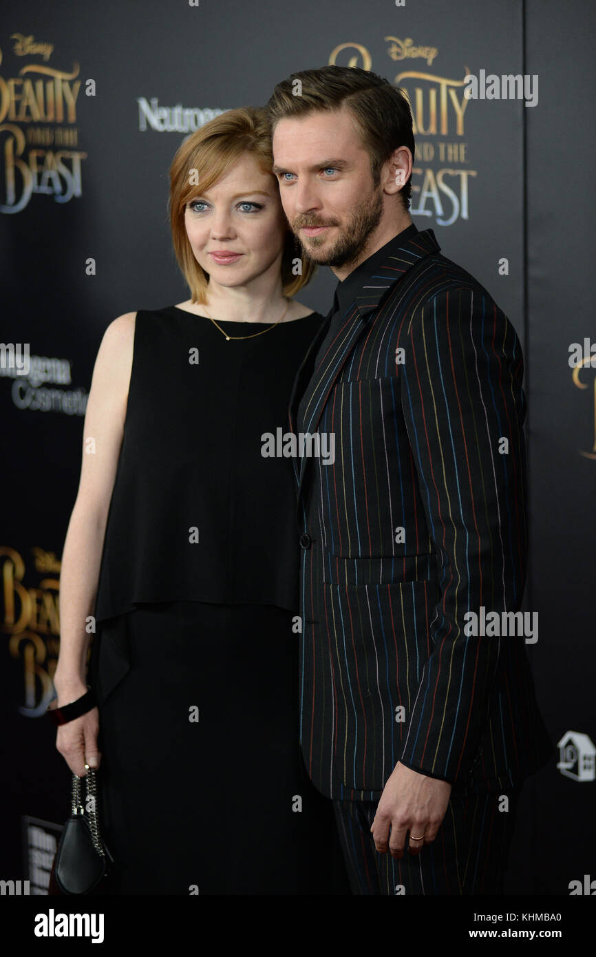 NEW YORK, NY - MARCH 13: Susie Hariet, Dan Stevens attends the &lsquo;Beauty