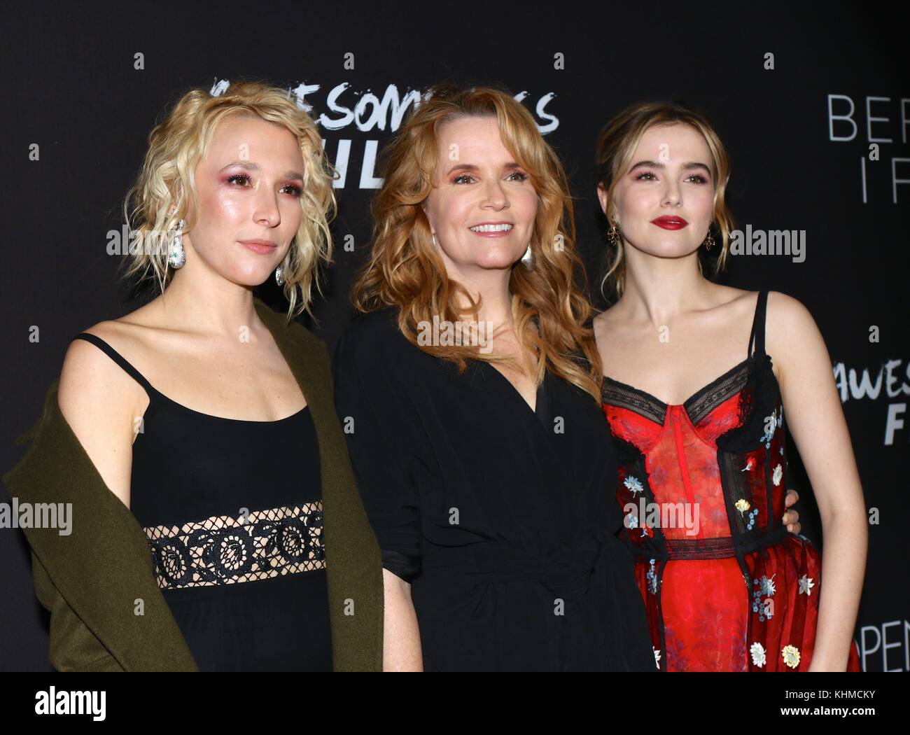 Los Angeles Ca March 01 Madelyn Deutch Zoey Deutch Lea Thompson Attends The Premiere Of 