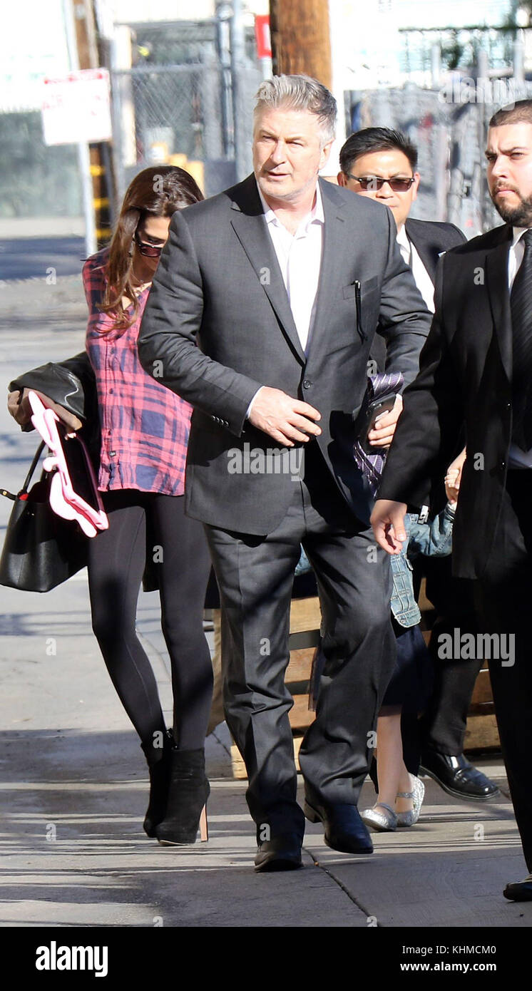 Alec Baldwin And His Wife Hilaria Baldwin Stock Photos Alec