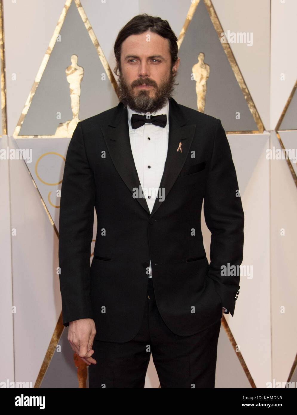 HOLLYWOOD, CA - FEBRUARY 26: Casey Affleck attends the 89th Annual Academy Awards at Hollywood & Highland Center on February 26, 2017 in Hollywood, California  People:  Casey Affleck  Transmission Ref:  MNC Stock Photo