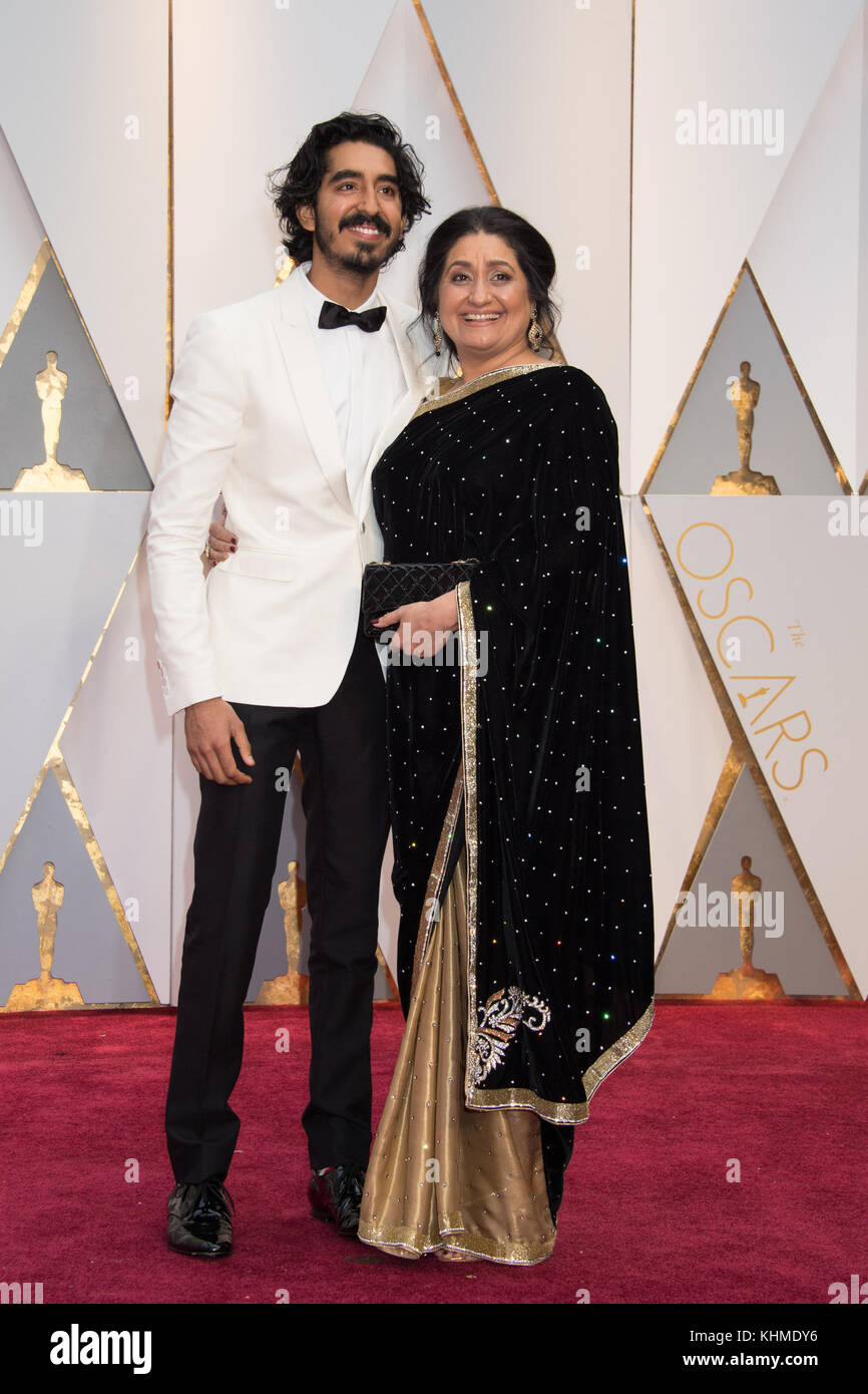 HOLLYWOOD, CA - FEBRUARY 26: Dev Patel attends the 89th Annual Academy Awards at Hollywood & Highland Center on February 26, 2017 in Hollywood, California  People:  Dev Patel  Transmission Ref:  MNC Stock Photo