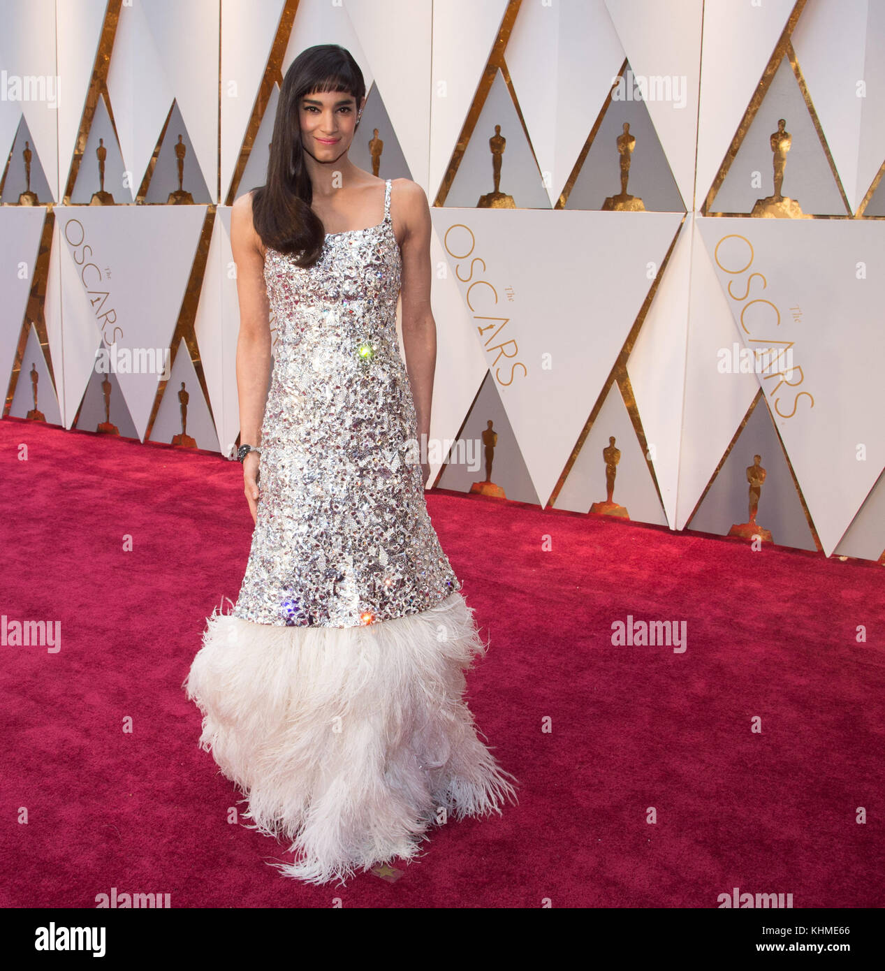 HOLLYWOOD, CA - FEBRUARY 26: Sofia Boutella attends the 89th Annual Academy Awards at Hollywood & Highland Center on February 26, 2017 in Hollywood, California  People:  Sofia Boutella  Transmission Ref:  MNC Stock Photo