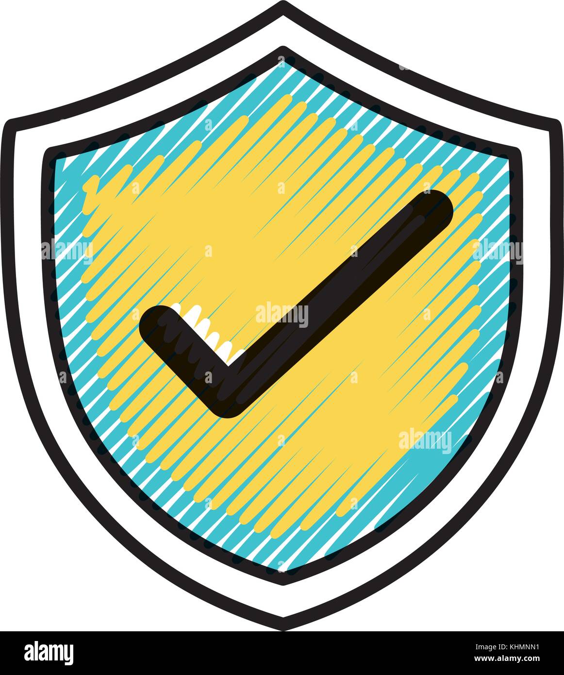 grated shield security protection web symbol vector illustration Stock ...