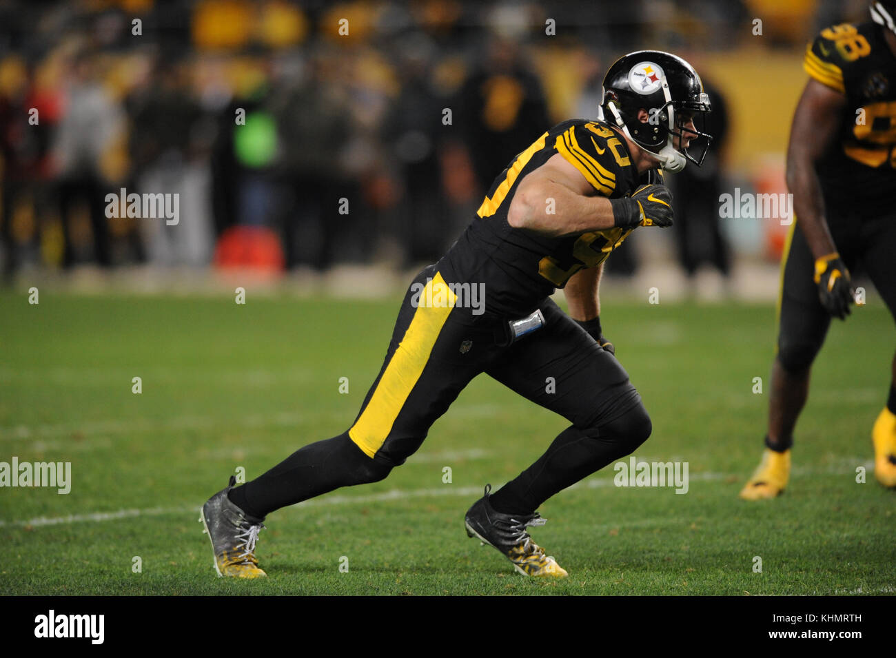 September 27th, 2020: T.J. Watt #90 during the Pittsburgh Steelers vs  Houston Texans game at Heinz Field in Pittsburgh, PA. Jason Pohuski/CSM  Stock Photo - Alamy