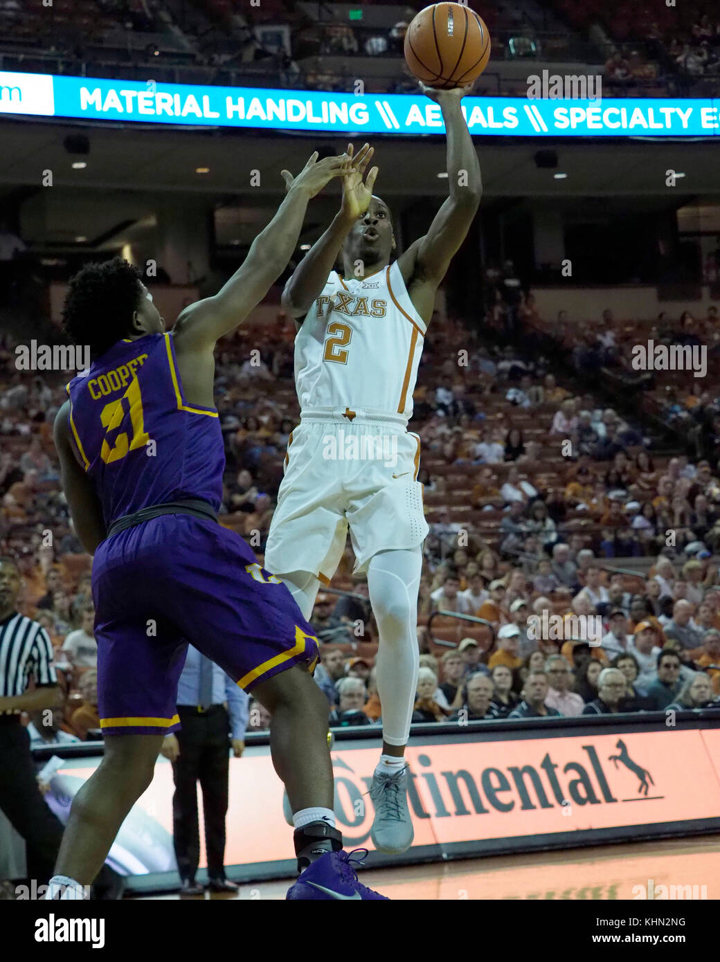 Nov 18, 2017. Matt Coleman #2 of the Texas Longhorns in action vs the ...
