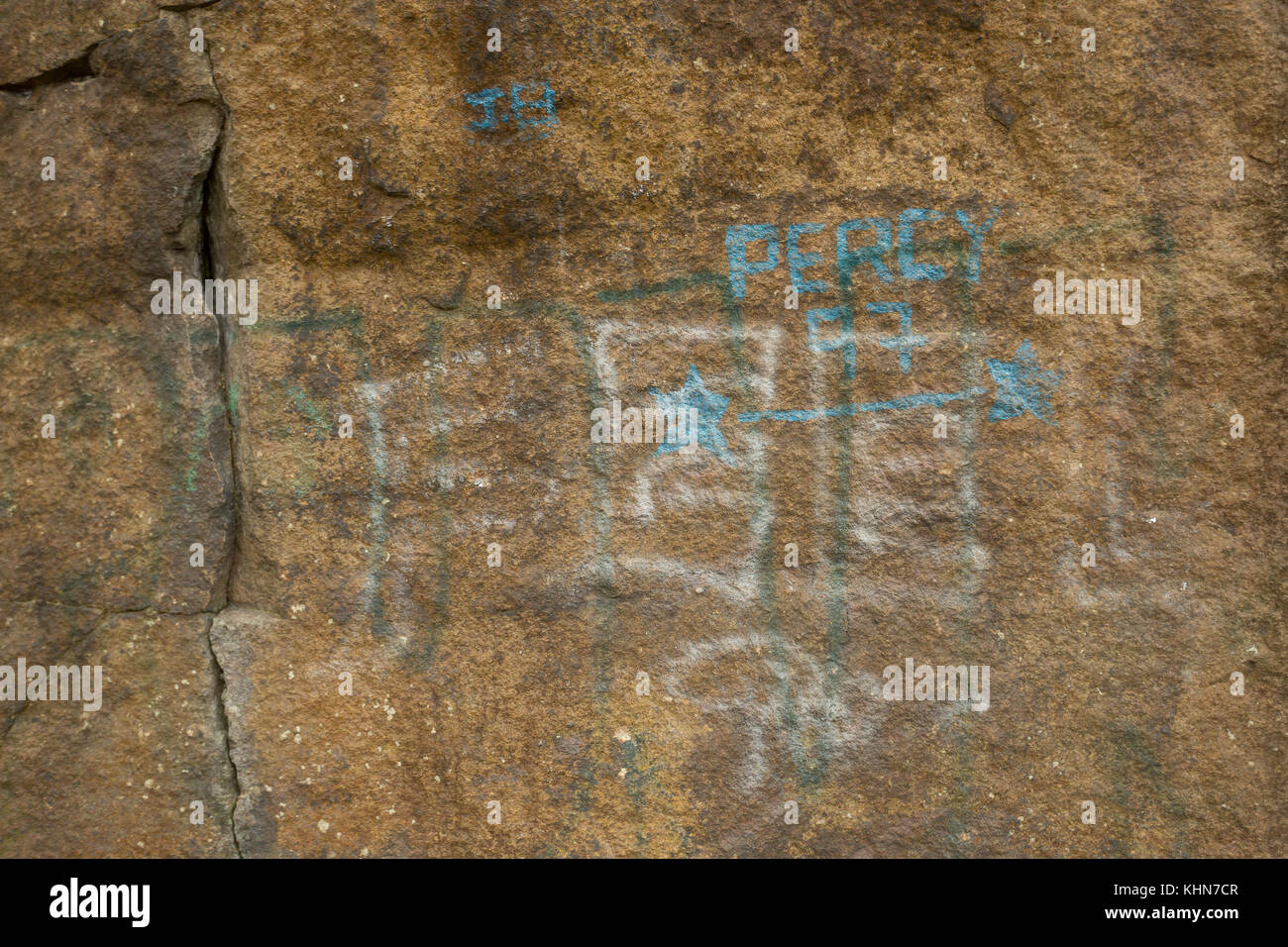 Rock climbing venue Hobson Moor Quarry, Stalybridge, Tameside, Greater