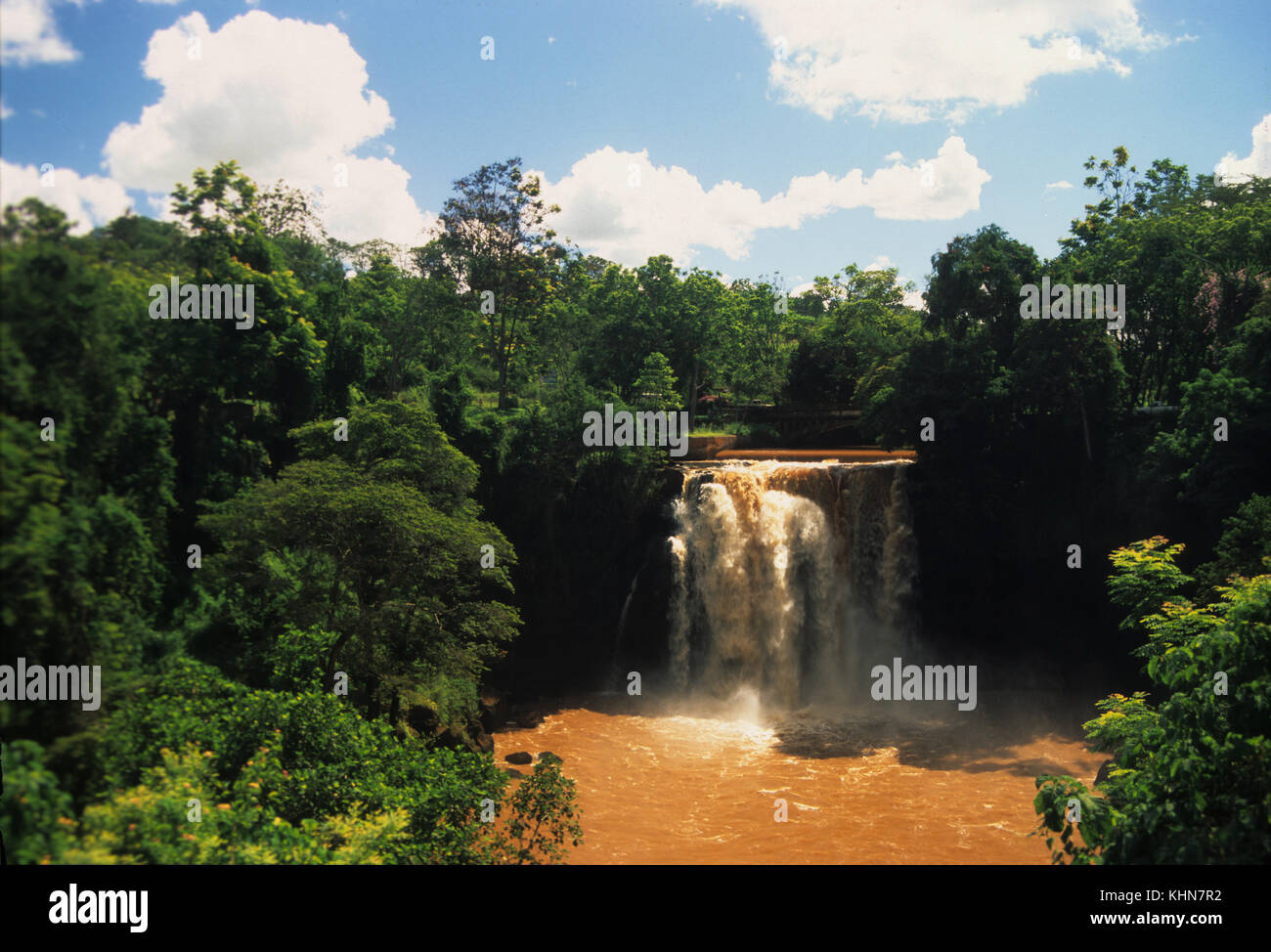 Thika Falls viewed from Blue Post Hotel near Thika town, Kenya Stock