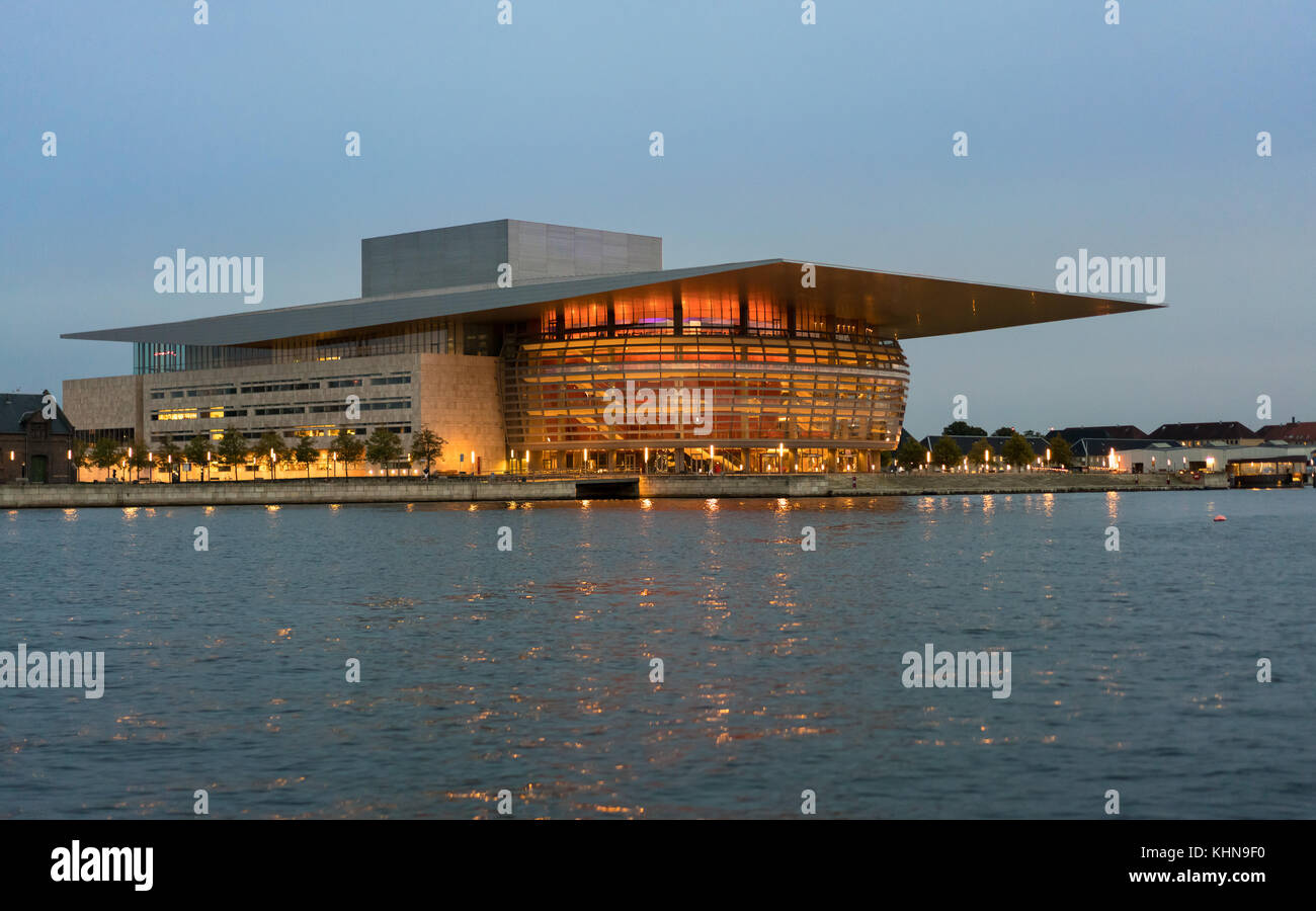Opera House in Copenhagen Denmark Stock Photo