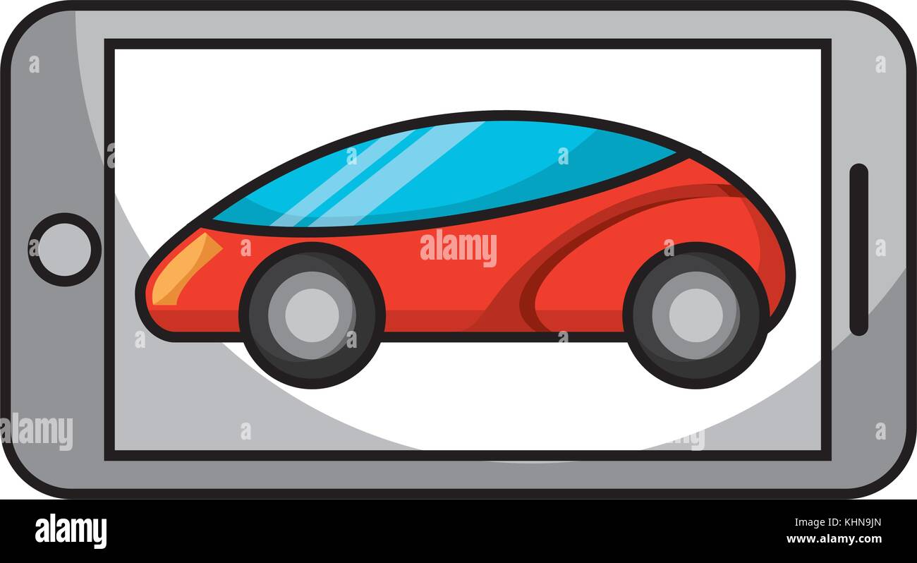 smartphone gps navigation vehicle smart Stock Vector Image & Art - Alamy