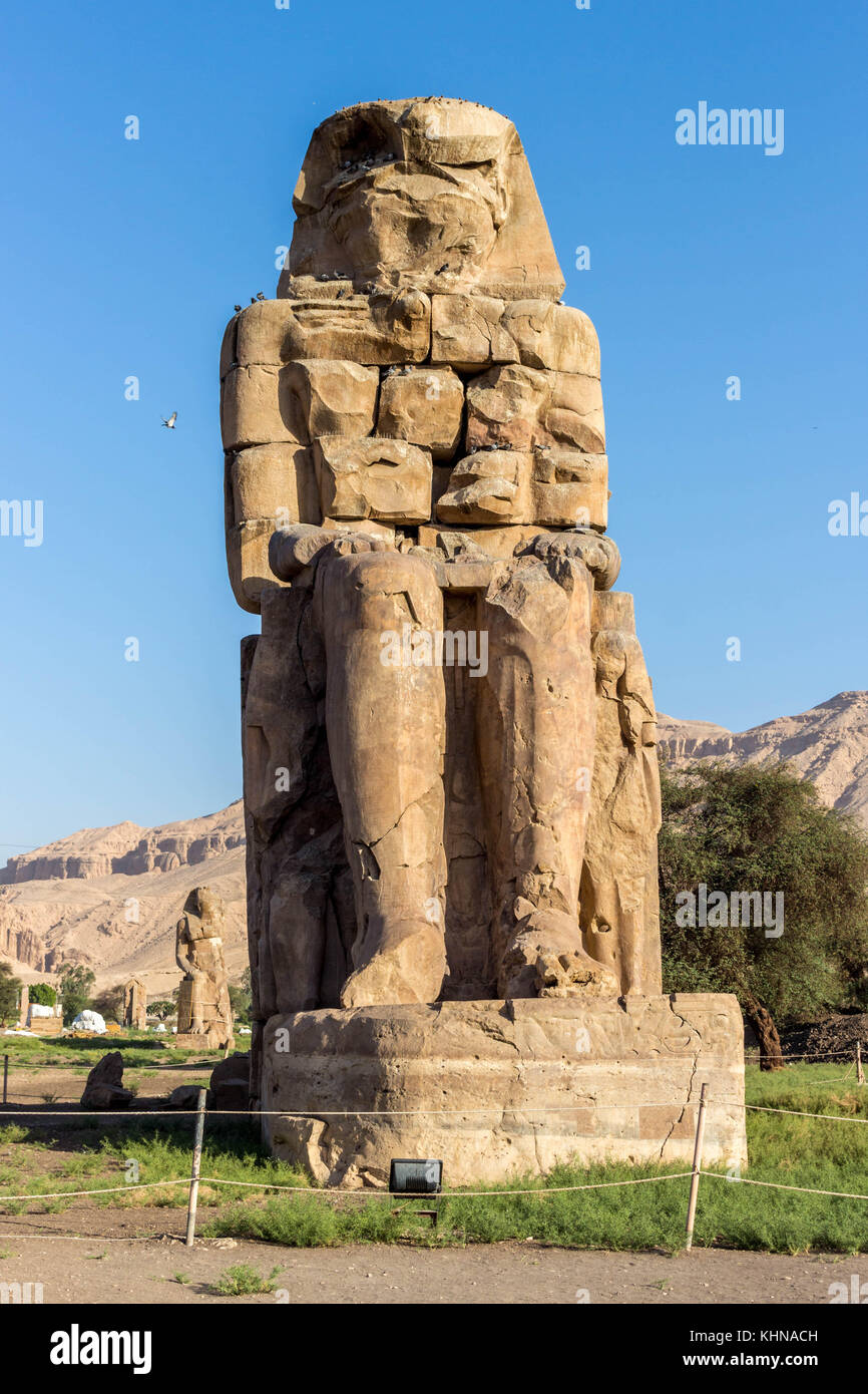 Egypt Temple in Luxor, Karnak, Edfu and Komombo Stock Photo