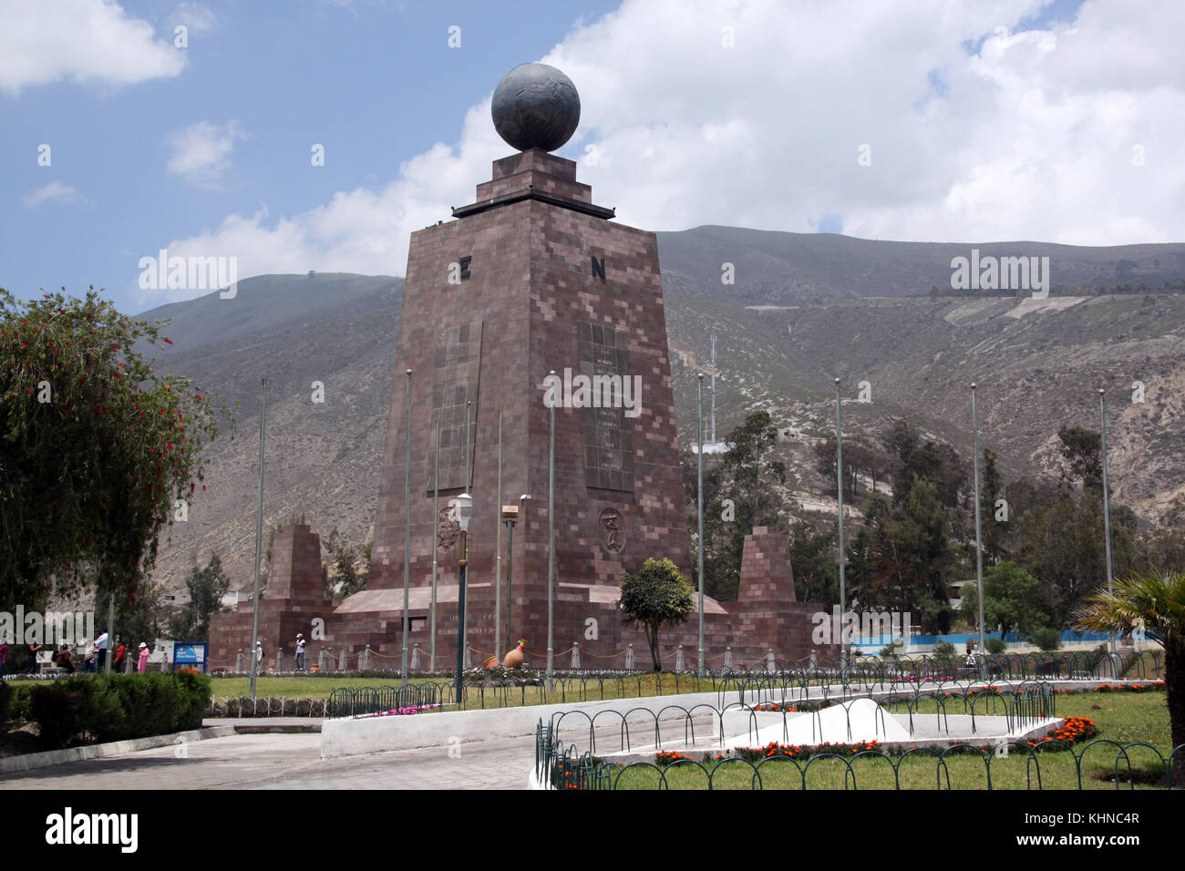 Monument Mitad del Mundo near Quito, Ecuador Stock Photo Alamy