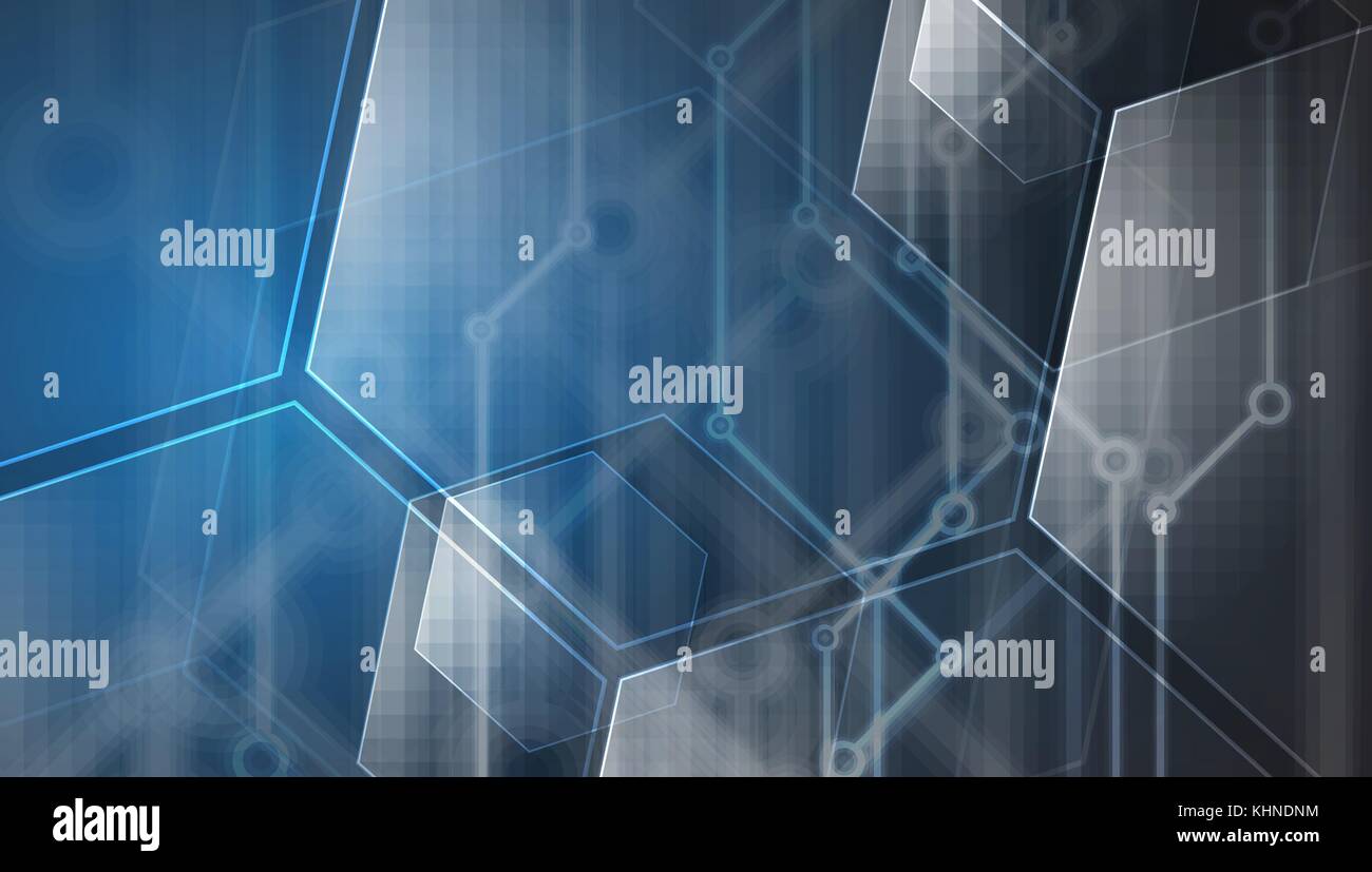 Digital technology world. Business virtual concept Stock Vector Image ...