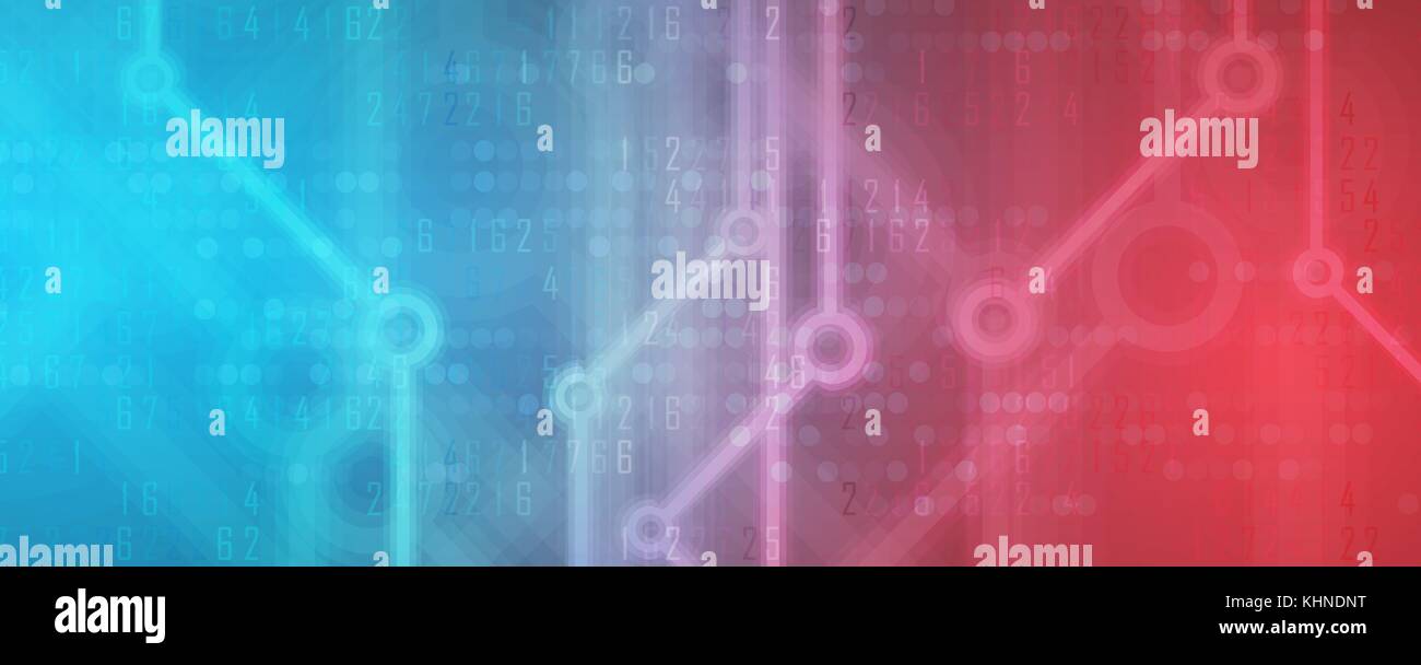 Digital technology world. Business virtual concept Stock Vector Image ...