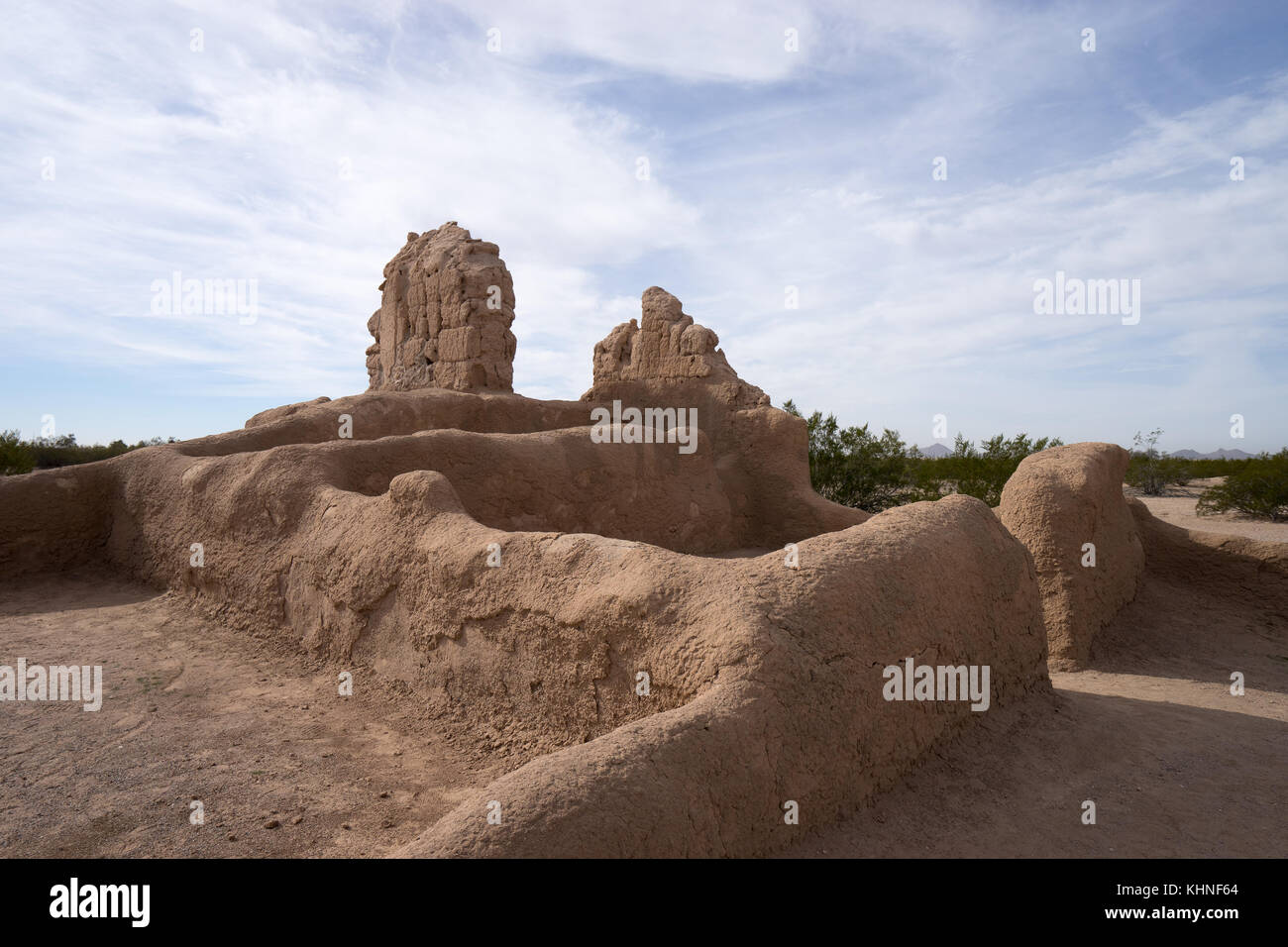 Casa Grande hohokam ruins in Arizona USA Stock Photo - Alamy