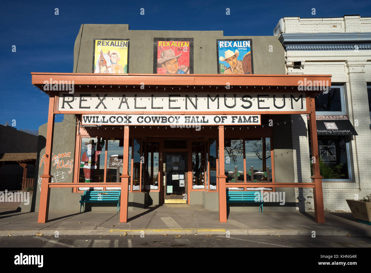 Rex Allen museum in the historic downtown of willcox arizona Stock