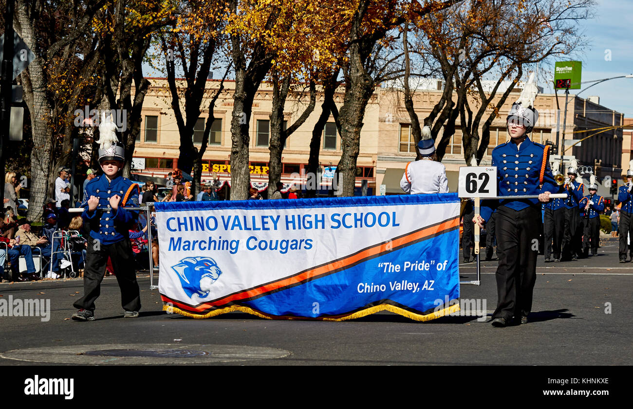 Prescott, Arizona, USA November 11, 2017Chino Valley High School