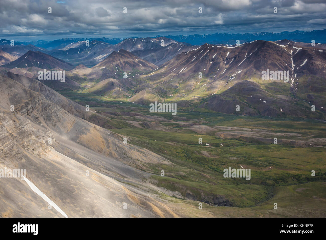 Mountains and valley, Brooks Range, Alaska Stock Photo Alamy