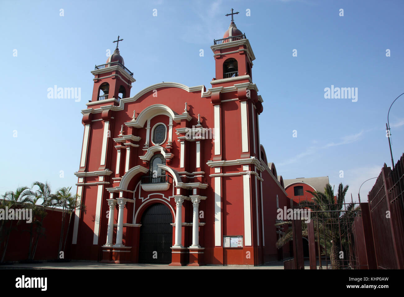 Church in monastery Santa Rosa in Lima, Peru Stock Photo - Alamy
