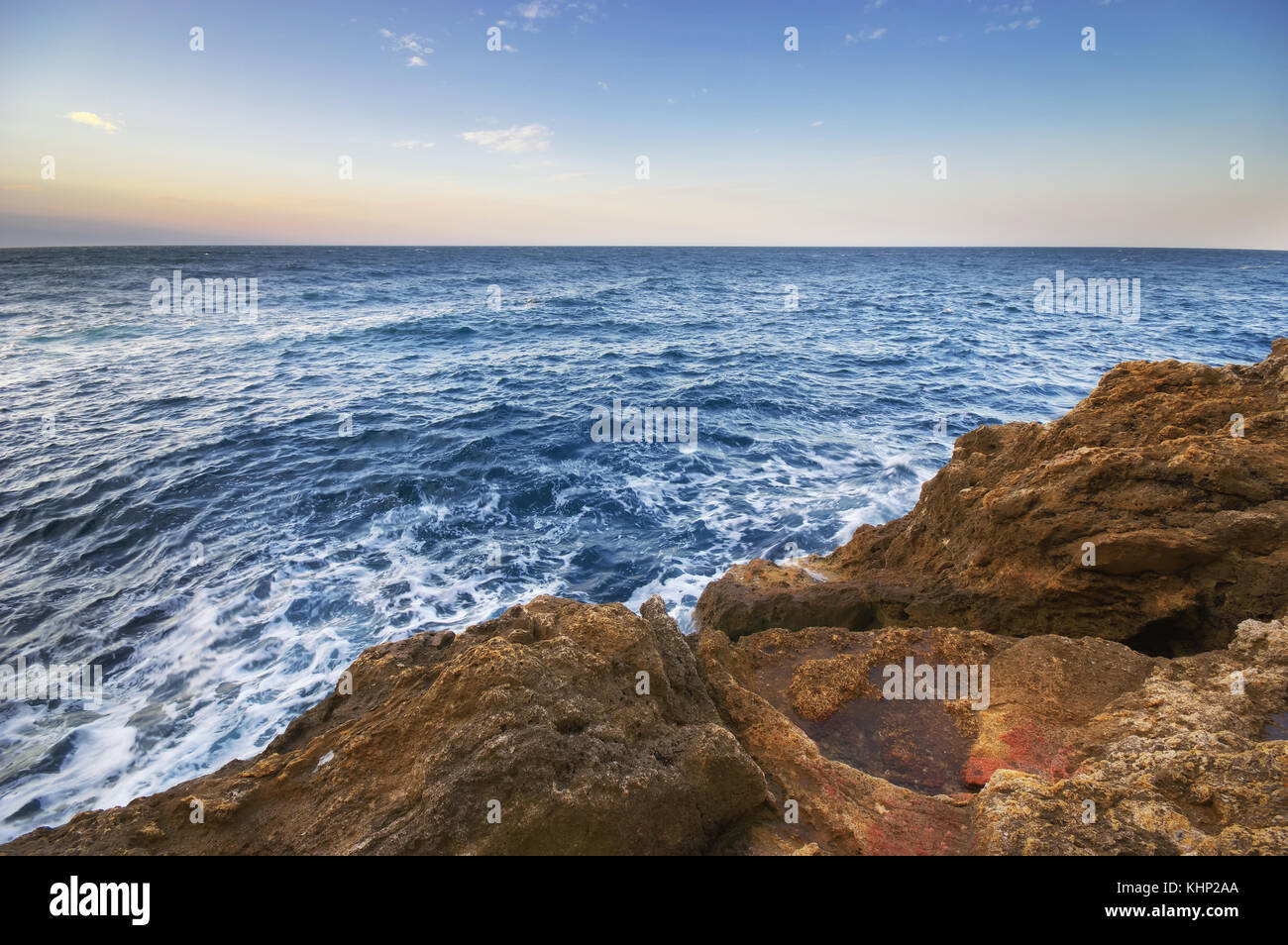 Beautiful shore background on sunrise hi-res stock photography and ...