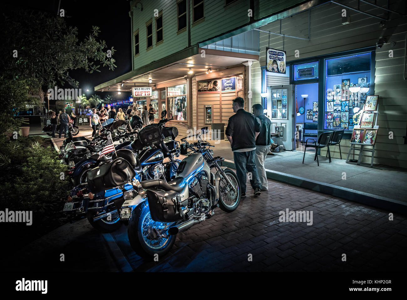 Biker Bar Night High Resolution Stock Photography And Images Alamy